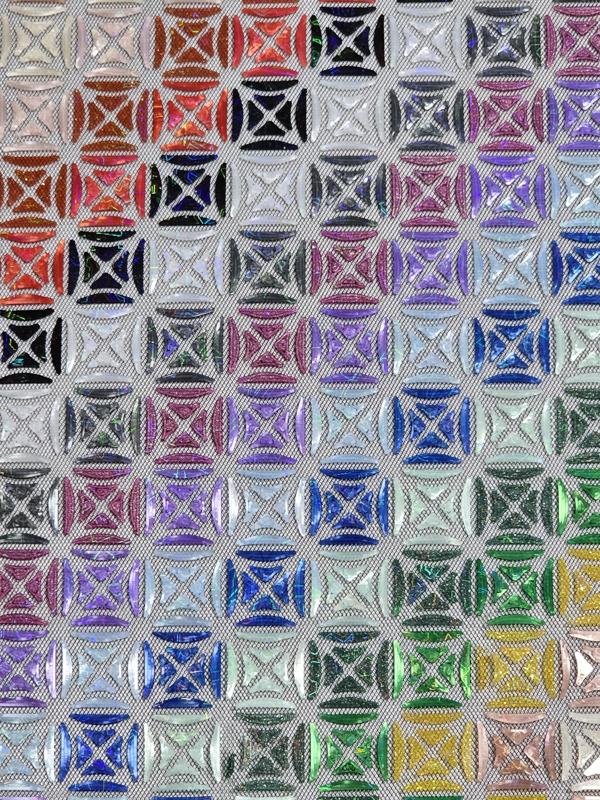 Triangles in a circle textile