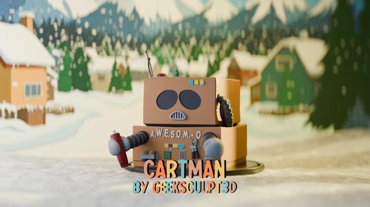 Cartman AWESOM-O Robot Figurine – Iconic South Park Collectible for Die-Hard Fans