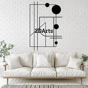Modern 2D Wall Art/Window Art - Digital STL & SVG Files for 3D Printing and Laser Cutting