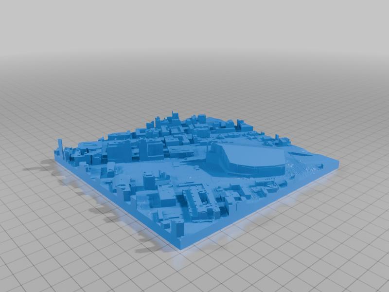 3D Model of Minneapolis, Minnesota, USA (Sample)
