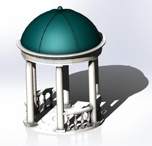 Gazebo rotunda 