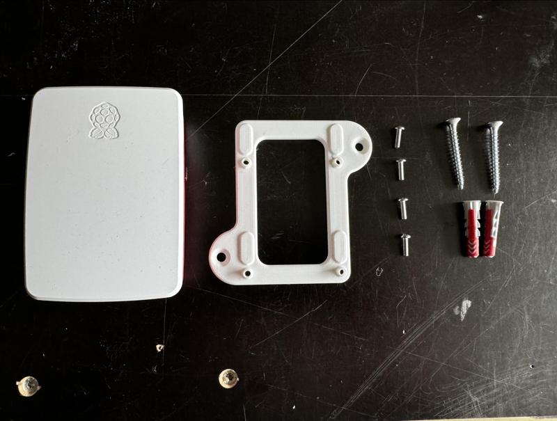 Raspberry Pi 5 case wall mount additional support