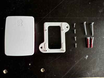 Raspberry Pi 5 case wall mount additional support