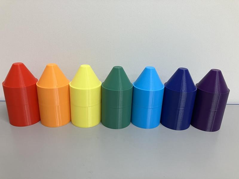 Crayon-shaped Crayon Container