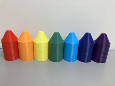Crayon-shaped Crayon Container