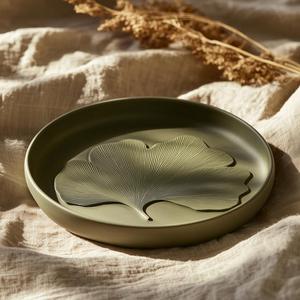 Ginkgo Leaf Tray for Nature-Inspired Organic Home Decor