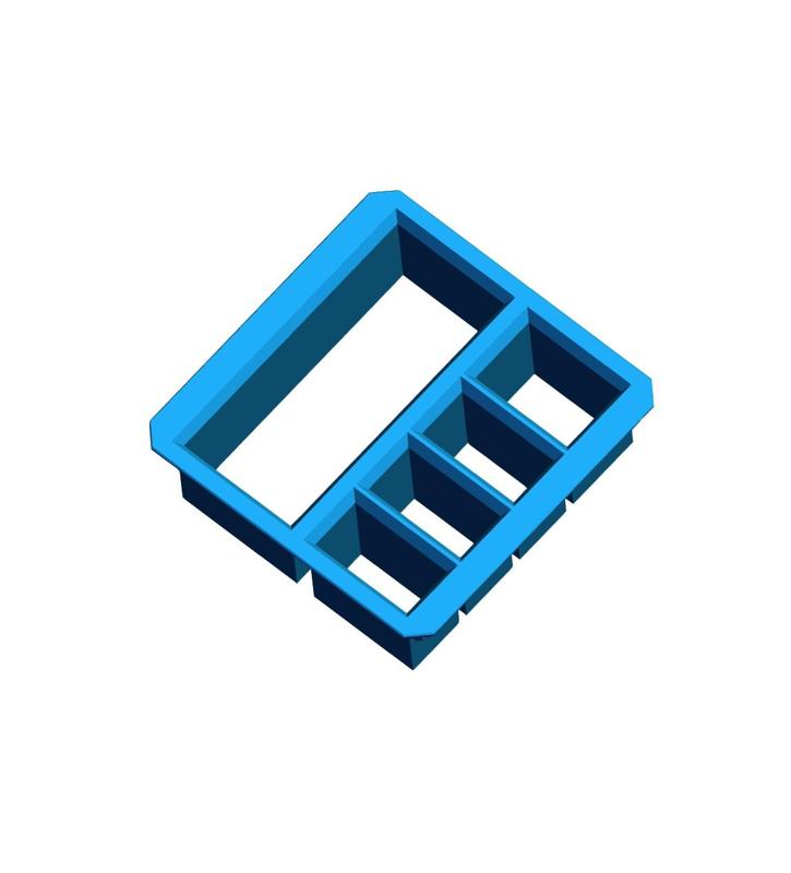 2x2 - Multimeter - Multibin Top.stl