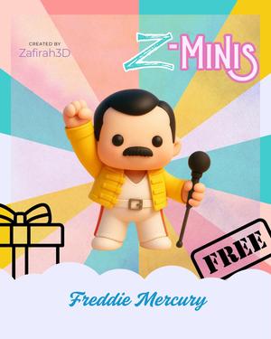 Z-MINIS FREDDIE MERCURY FOR FREE