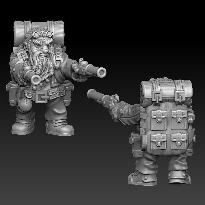 Dwarf tinker gunslinger
