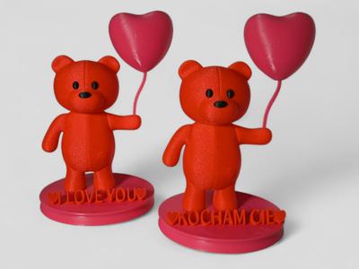 Sweet Valentine's Day Teddy Bear