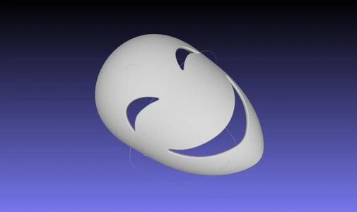 Black Bullet Kagetane Hiruko Mask Printable Model   