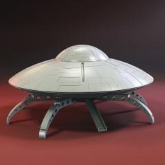 Martian Flying Saucer 3D Printing Model | Assembly + Action