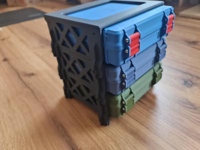 Rack for Gridfinity box 4x4