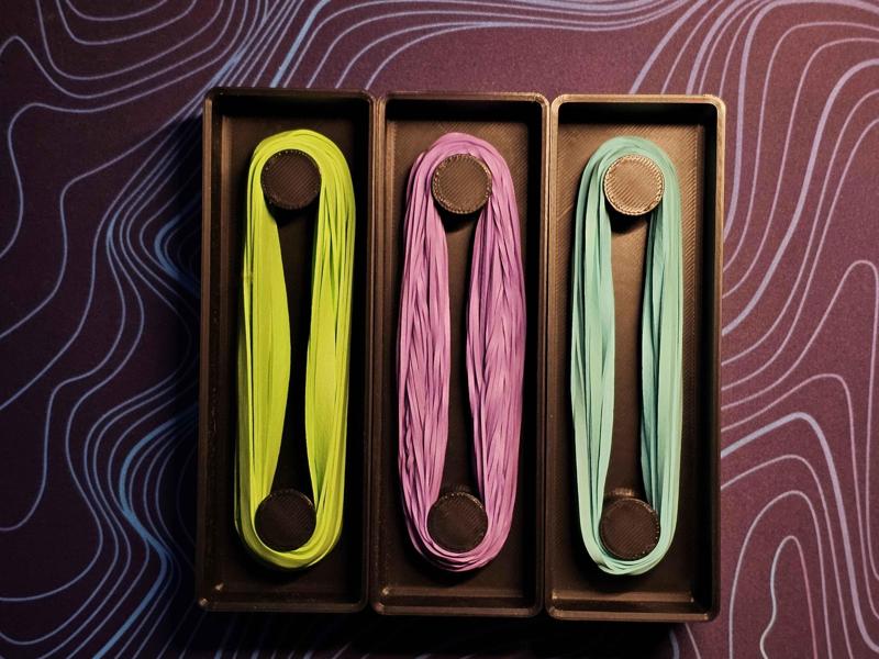 Gridfinity | Stackable Rubber Band Bin 3x1 