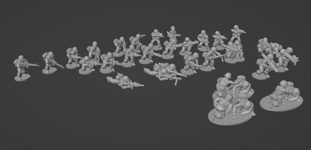 15mm US Cold War Infantry