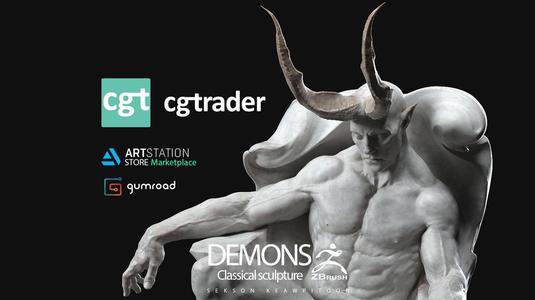 DEMONS - Classical sculpture