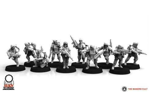 Universal Guard - Female Infantry Builder
