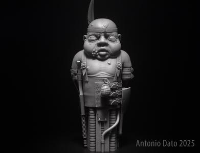 HR Giger Biomechanoid I Sculpture Printable 3D Model