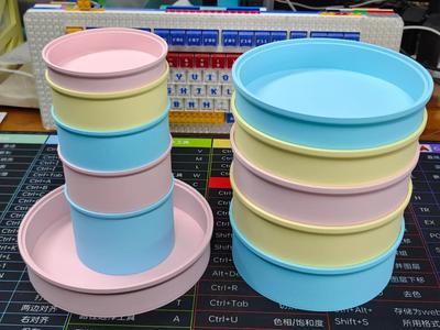Stackable Storage Trays - Circular Storage Trays - Various Sizes