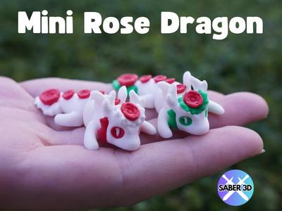Mini Articulated Rose Dragon Valentine's Gift