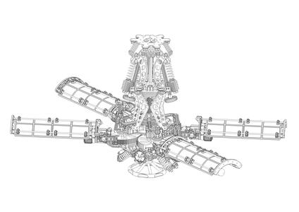 Ceiling Lamp - Steampunk Style