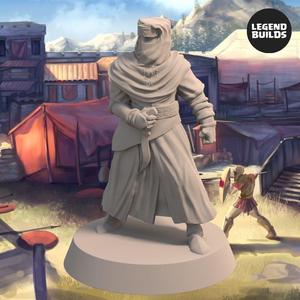 Night s Cult Zealot - Pose 1 - 3D printable miniature - STL file