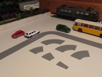 Sidewalk 1:87 H0 scale