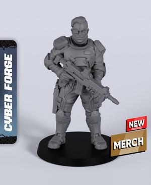 Mr Smith - With Free Cyberpunk Warhammer - 40k Sci-Fi Gift Ideas for RPG and Wargamers