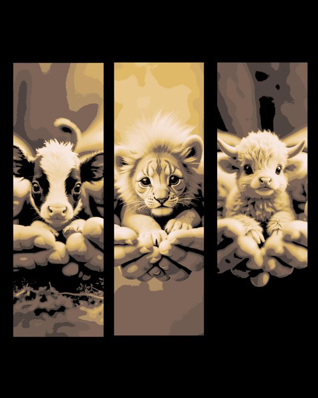 What if cuteness just fit in your hand like these animals - Set of bookmarks