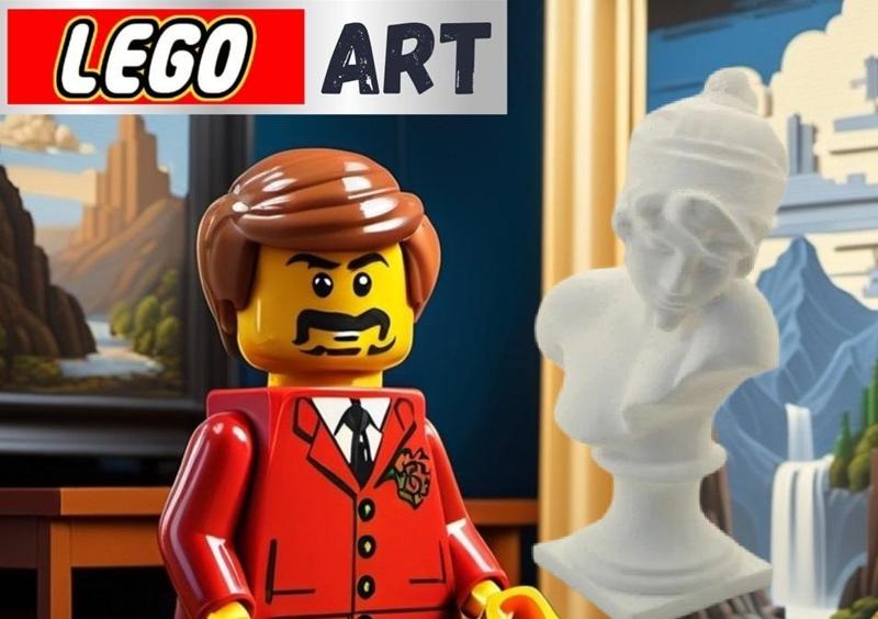lego art bust of sappho