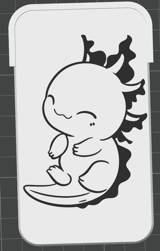 Axolotl 3 Diamond Dot Tray