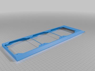Adaptor Shroud for 140mm Fans to 360mm Radiator