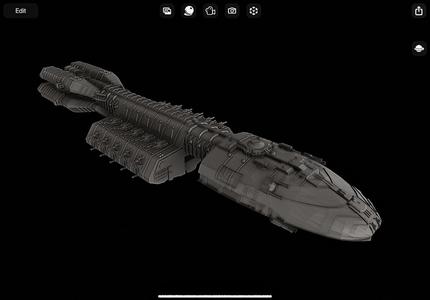Battlestar Galactica Berzerk Cruiser Remix