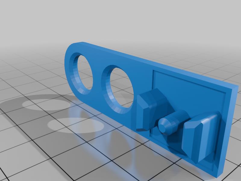 End Cap for Creality Profile Frame (with functional holes)