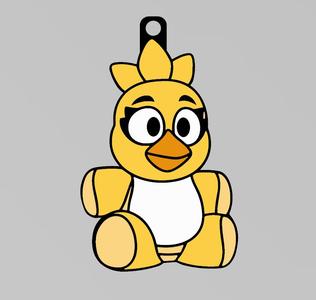 TOY CHIKA KEYCHAIN (FNAF) MULTICOLOR WITHOUT AMS