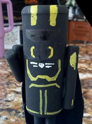 Toilet Paper Tube Nutcracker Doll - Helldiver Pattern