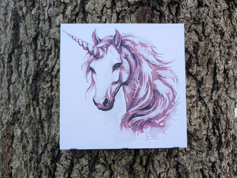 Magical Creatures - Unicorn Bust Filament Painting