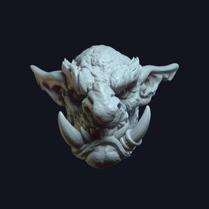 Snaggletooth v4 (actiong figure head)