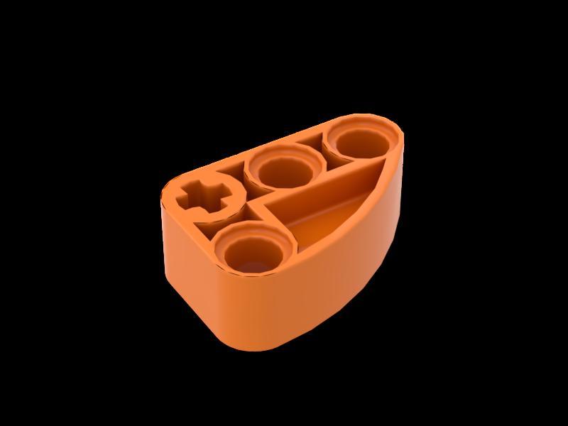 LEGO 71708 Technic, Liftarm, Modified L-Shape Quarter Ellipse Thick 2 x 3