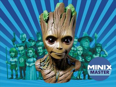 bust of groot