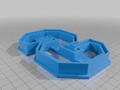 Stevens Block S Logo Cookie Cutter