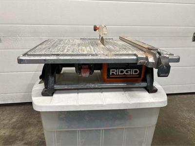 Rigid Tile Saw Fence Cam Lock