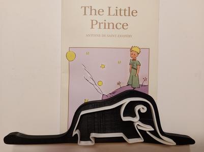 The Little Prince - Boa constrictor digesting an elephant wallart wall designer decoration