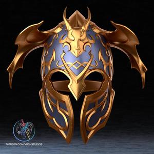 Akatosh Oblivion Helmet 3D Printer File STL