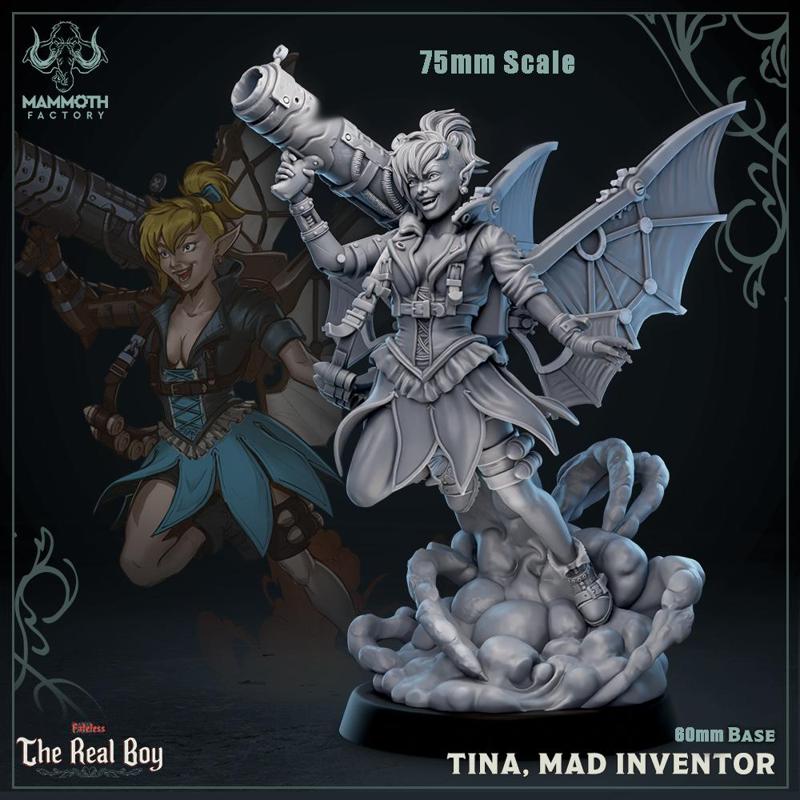 Tina, Mad Tinkerer - 75mm Display Scale