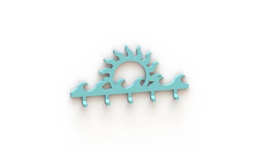 Ocean Sun Key Holder