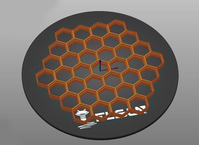 honeycomb storage wall hexagonal tile for FLSUN Q5