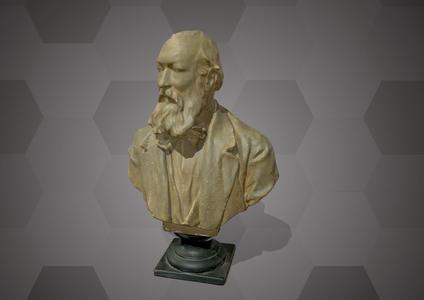 Bust of Ferdinand von Hochstetter (NHMW-AFW-DING-0004)