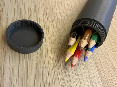 Case for 6 pencils or needle files
