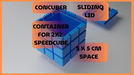 Concuber || 2x2 Speedcube Container